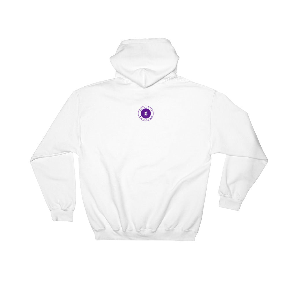 Seize Your Passion Rounded Overlay Hooded Sweatshirt