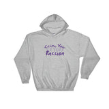 Seize Your Passion Rounded Overlay Hooded Sweatshirt