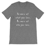 Do More Be More Short-Sleeve Unisex T-Shirt