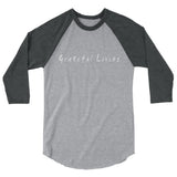 Grateful Living 3/4 Sleeve Raglan T-Shirt