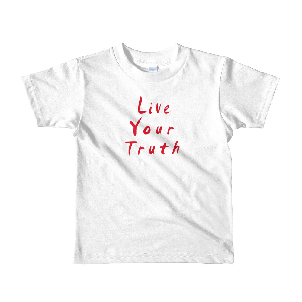 Live Your Truth Short sleeve kids t-shirt