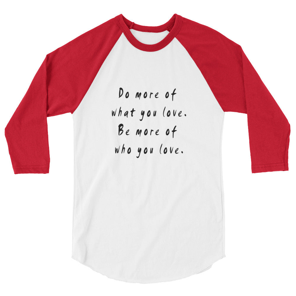 Unisex 3/4 Sleeve Raglan Shirt
