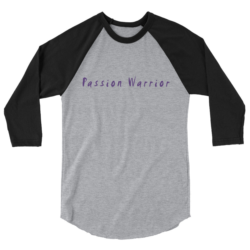 Passion Warrior 3/4 sleeve raglan shirt