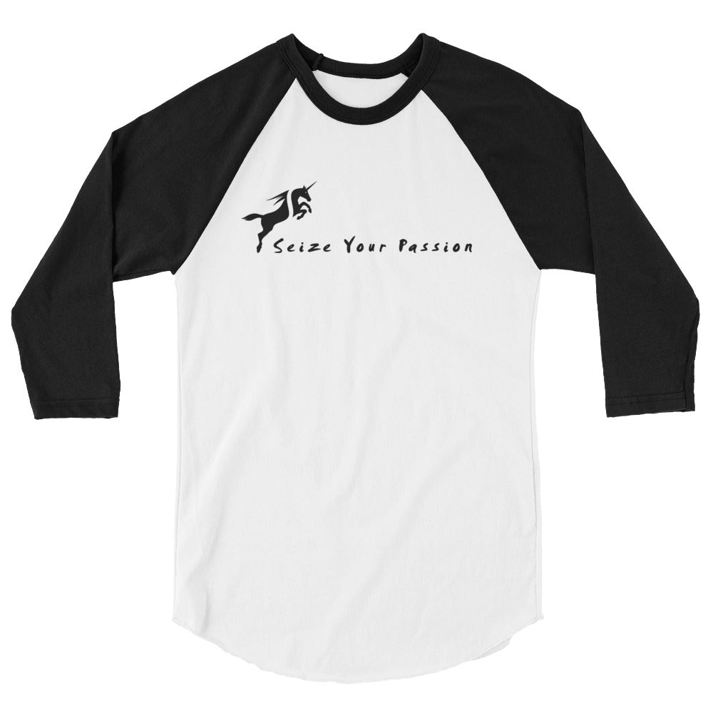 SEYOPA Unicorn Unisex 3/4 Sleeve Raglan Shirt