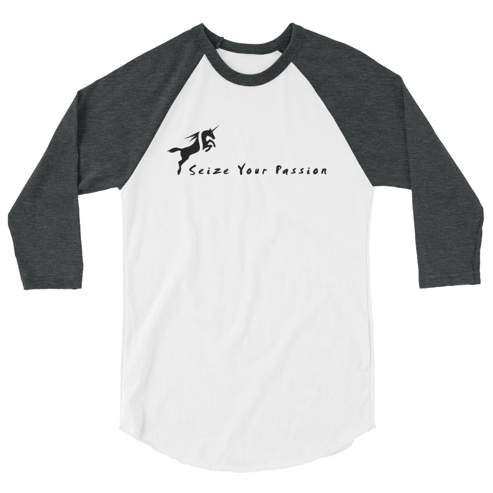 SEYOPA Unicorn Unisex 3/4 Sleeve Raglan Shirt