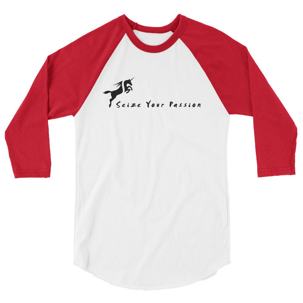 SEYOPA Unicorn Unisex 3/4 Sleeve Raglan Shirt