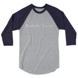 Grateful Living 3/4 Sleeve Raglan T-Shirt
