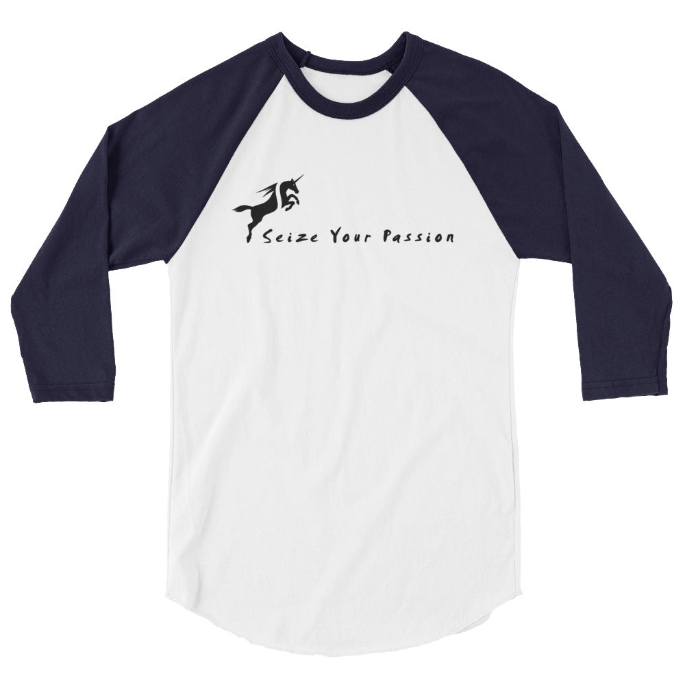 SEYOPA Unicorn Unisex 3/4 Sleeve Raglan Shirt