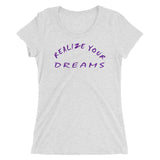 Realize Your Dreams Rounded Women's Short Sleeve T-Shirt