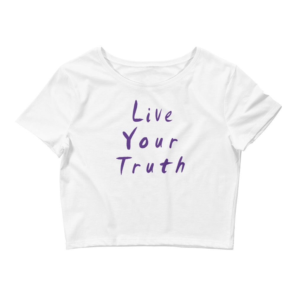 Live Your Truth Women’s Crop Tee