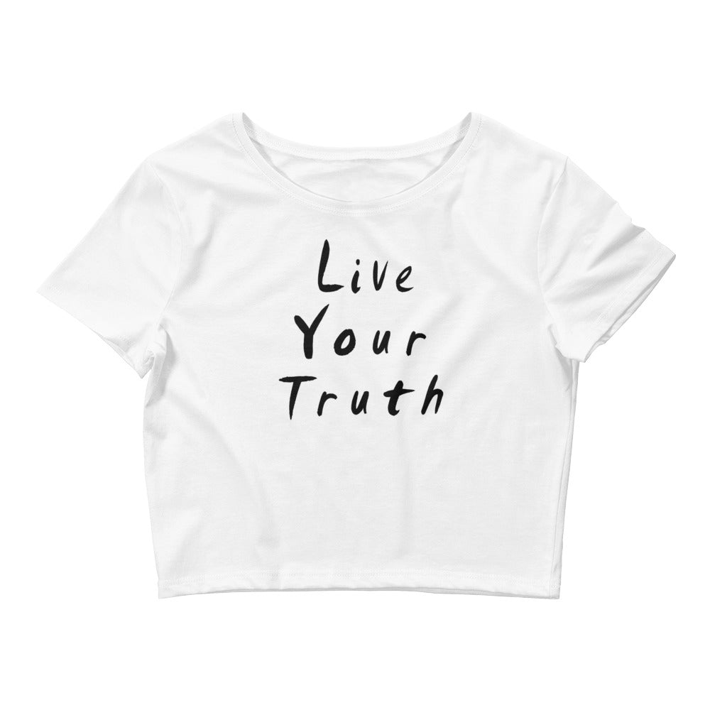 Live Your Truth Women’s Crop Tee