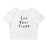 Live Your Truth Women’s Crop Tee