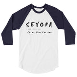 Seyopa Definition Unisex 3/4 Sleeve Raglan Shirt