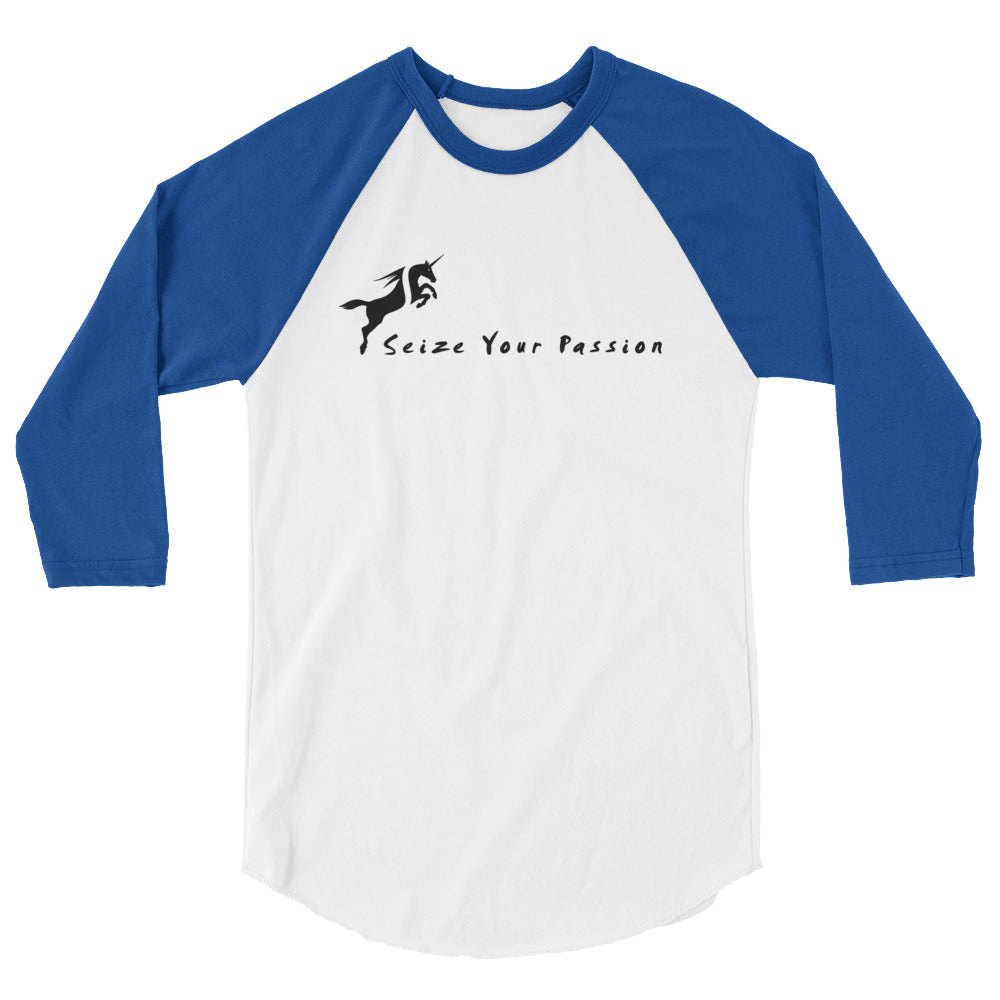 SEYOPA Unicorn Unisex 3/4 Sleeve Raglan Shirt