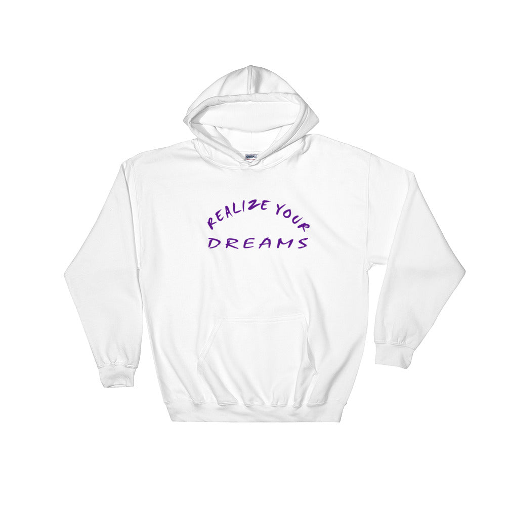 Realize Your Dreams Rounded Hooded Sweatshirt