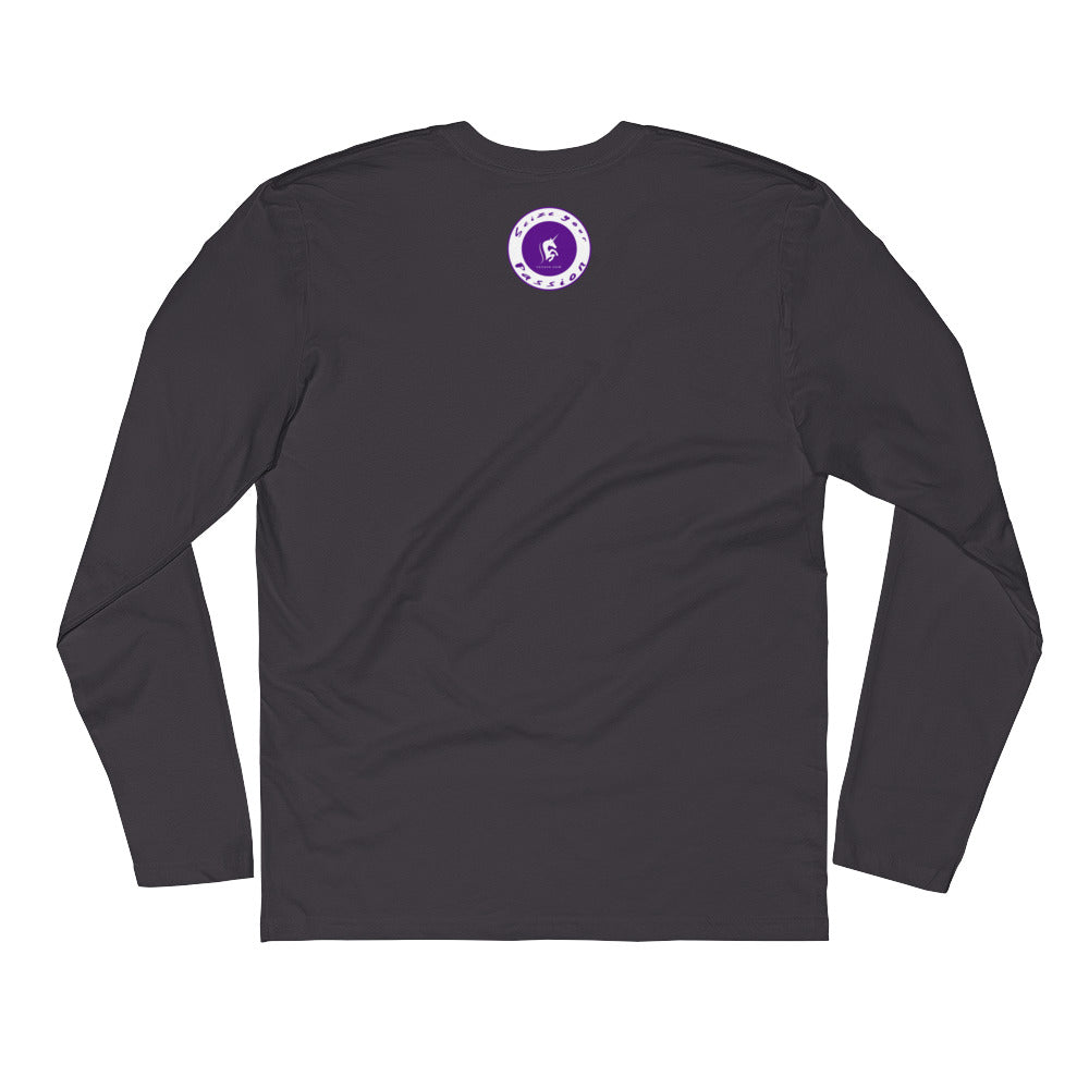 Seize Your Passion Rounded Unisex Long Sleeve Fitted Crew