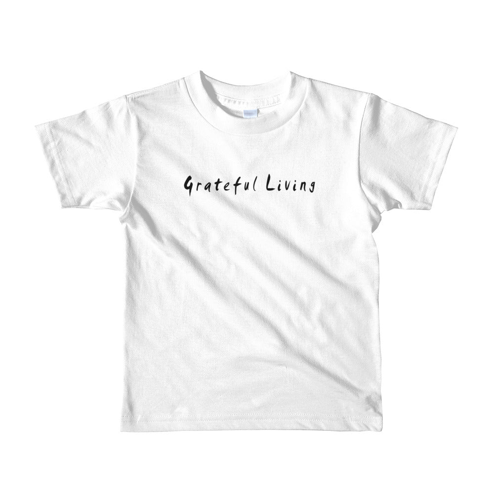 Grateful Living Short Sleeve Kids T-Shirt