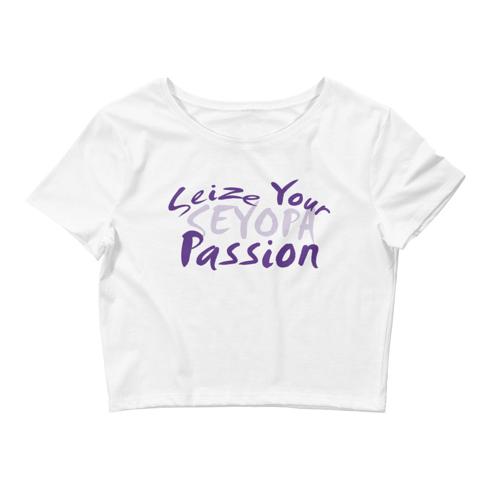 Seize Your Passion Women’s Crop Tee